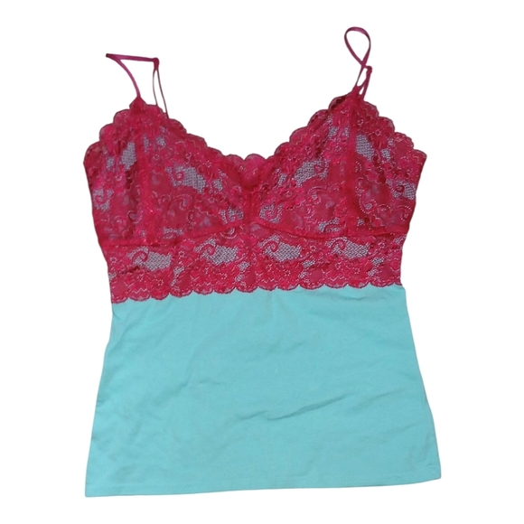 Vintage Moda International Y2K Lace Satin Camisole Tank Top Bundle M - Picture 6 of 7